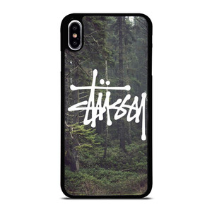STUSSY SPOOKY FOREST LOGO iPhone XS Max Case STUSSY SPOOKY FOREST LOGO iPhone XS Max Case