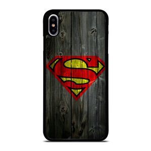 SUPERMAN WOODEN LOGO iPhone XS Max Case