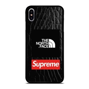SUPREME X THE NORTH FACE LEATHER iPhone XS Max Case