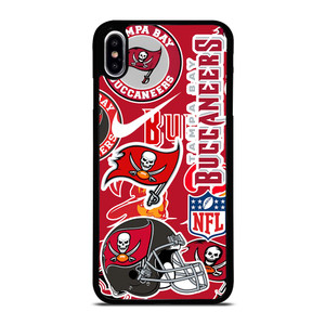 TAMPA BAY BUCCANEERS NFL STICKER BOMB iPhone XS Max Case