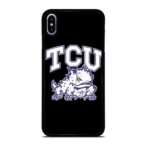 TCU HORNED FROGS FOOTBALL LOGO iPhone XS Max Case