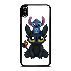 TOOTHLESS AND STITCH CARTOON iPhone XS Max Case