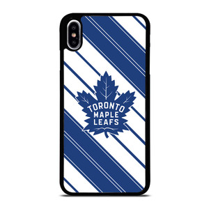 TORONTO MAPLE LEAFS DIAGONAL STRIPE iPhone XS Max Case