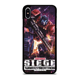 TRANSFORMERS WAR FOR CYBERTRON POSTER iPhone XS Max Case