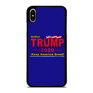TRUMP 2020 RE ELECT KEEP AMERICA GREAT iPhone XS Max Case TRUMP 2020 RE ELECT KEEP AMERICA GREAT iPhone XS Max Case