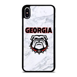 UGA GEORGIA BULLDOGS MARBLE LOGO iPhone XS Max Case UGA GEORGIA BULLDOGS MARBLE LOGO iPhone XS Max Case