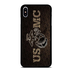 UNITED STATED MARINE CORPS METAL LOGO iPhone XS Max Case