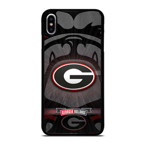 UNIVERSITY OF GEORGIA BULLDOGS UGA BLACK iPhone XS Max Case