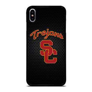 USC TROJANS RUSTY METAL LOGO iPhone XS Max Case