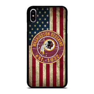 WASHINGTON REDSKINS AMERICAN FLAG iPhone XS Max Case