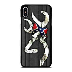 WOODEN CAMO BROWNING LOGO iPhone XS Max Case WOODEN CAMO BROWNING LOGO iPhone XS Max Case