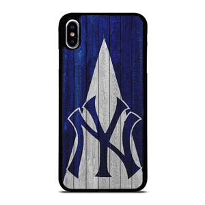WOODEN LOGO NEW YORK YANKEES iPhone XS Max Case WOODEN LOGO NEW YORK YANKEES iPhone XS Max Case