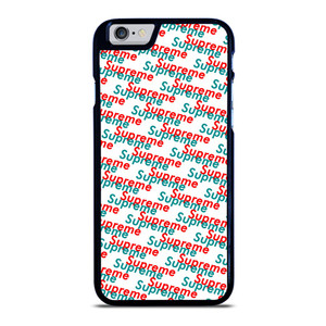 SUPREME RED BLUE PATTERN iPhone 6 / 6S Case