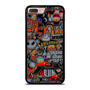 STICKER BOMB COMPILATION iPhone 8 Plus Case STICKER BOMB COMPILATION iPhone 8 Plus Case