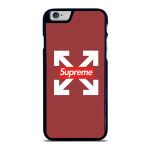 OFF WHITE LOGO X SUPREME RED iPhone 6 / 6S Plus Case OFF WHITE LOGO X SUPREME RED iPhone 6 / 6S Plus Case