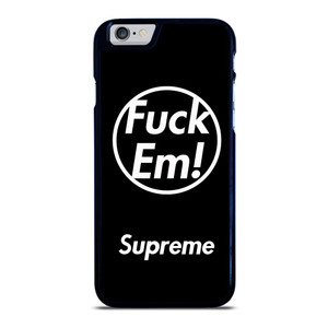 SUPREME FUCK EM BLACK iPhone 6 / 6S Plus Case SUPREME FUCK EM BLACK iPhone 6 / 6S Plus Case