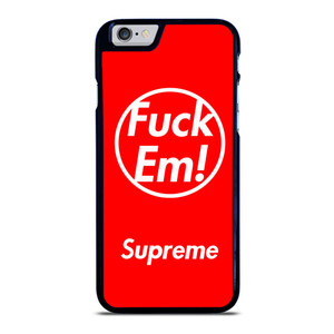 SUPREME FUCK EM RED iPhone 6 / 6S Plus Case SUPREME FUCK EM RED iPhone 6 / 6S Plus Case