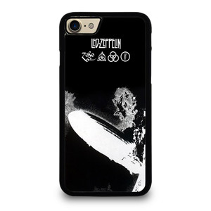 LED ZEPPELIN BLACK WHITE LOGO iPhone 7 Case