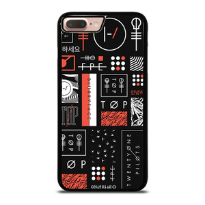 TWENTY ONE PILOTS BLURRYFACE ART iPhone 8 Plus Case TWENTY ONE PILOTS BLURRYFACE ART iPhone 8 Plus Case