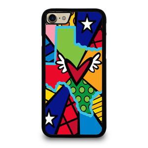 ROMERO BRITTO POP TEXAS MAP iPhone 7 Case