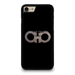 SALVATORE FERRAGAMO LOGO BLACK iPhone 7 Case