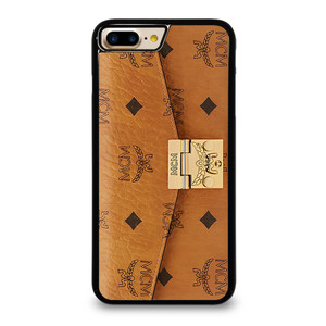 MCM WORLD WIDE BROWN LEATHER iPhone 7 Plus Case