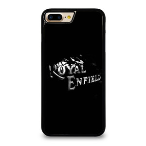 ROYAL ENFIELD BLACK TANK METAL LOGO iPhone 7 Plus Case
