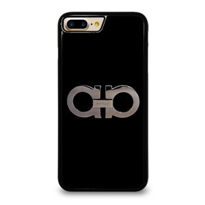 SALVATORE FERRAGAMO LOGO BLACK iPhone 7 Plus Case