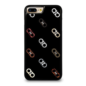 SALVATORE FERRAGAMO LOGO PATTERN iPhone 7 Plus Case SALVATORE FERRAGAMO LOGO PATTERN iPhone 7 Plus Case