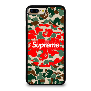 SUPREME BAPE CAMO iPhone 7 Plus Case