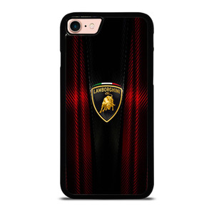 LAMBORGHINI RED CARBON iPhone 8 Case