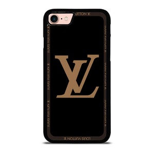 LOUIS VUITTON ROUND BLACK iPhone 8 Case