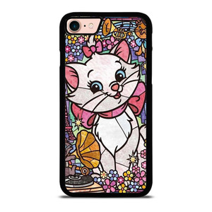 MARIE THE ARISTOCATS CAT STENED GLASS iPhone 8 Case