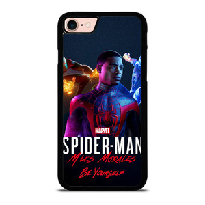 MARVEL SPIDERMAN MILES MORALES POSTER iPhone 8 Case
