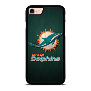 MIAMI DOLPHINS WOODEN LOGO iPhone 8 Case