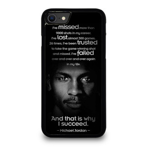 BEST MICHAEL JORDAN QUOTE iPhone SE 2020 Case