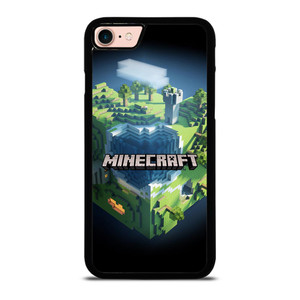 MINECRAFT GAME WORLD LOGO iPhone 8 Case