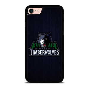 MINNESOTA TIMBERWOLVES WOODEN LOGO iPhone 8 Case