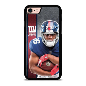 NEW YORK GIANTS SAQUON BARKLEY FOOTBALL iPhone 8 Case