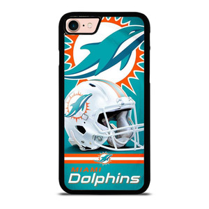 NFL MIAMI DOLPHINS HELMET LOGO iPhone 8 Case