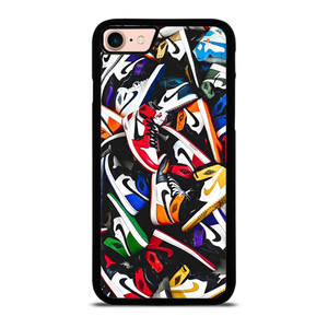 NIKE AIR JORDAN SNEAKERS COLLAGE iPhone 8 Case