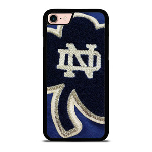 NOTRE DAME BLUE SHAMROCK LOGO iPhone 8 Case NOTRE DAME BLUE SHAMROCK LOGO iPhone 8 Case