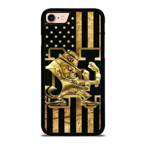 NOTRE DAME FOOTBALL USA FLAG iPhone 8 Case
