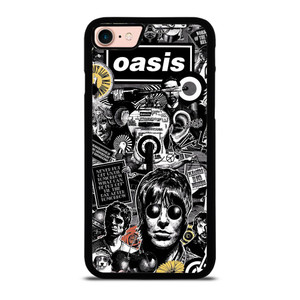 OASIS ROCK BAND POSTER iPhone 8 Case