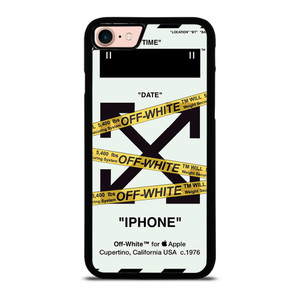 OFF WHITE YELLOW STRIPES iPhone 8 Case