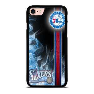 PHILADELPHIA 76ERS NBA FIRE iPhone 8 Case