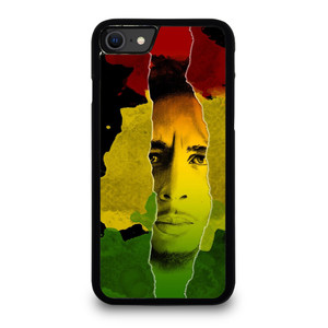 BOB MARLEY REGGAE PAPER ART iPhone SE 2020 Case