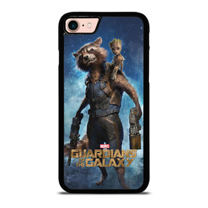 ROCKET RACCOON AND BABY GROOT iPhone 8 Case