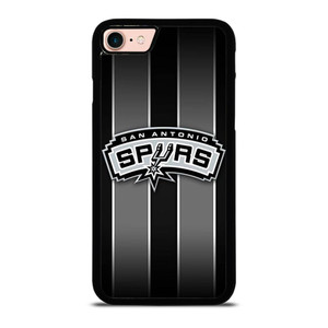 SAN ANTONIO SPURS NBA STRIPE LOGO iPhone 8 Case