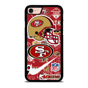 SAN FRANCISCO 49ERS NFL STICKER BOMB iPhone 8 Case SAN FRANCISCO 49ERS NFL STICKER BOMB iPhone 8 Case